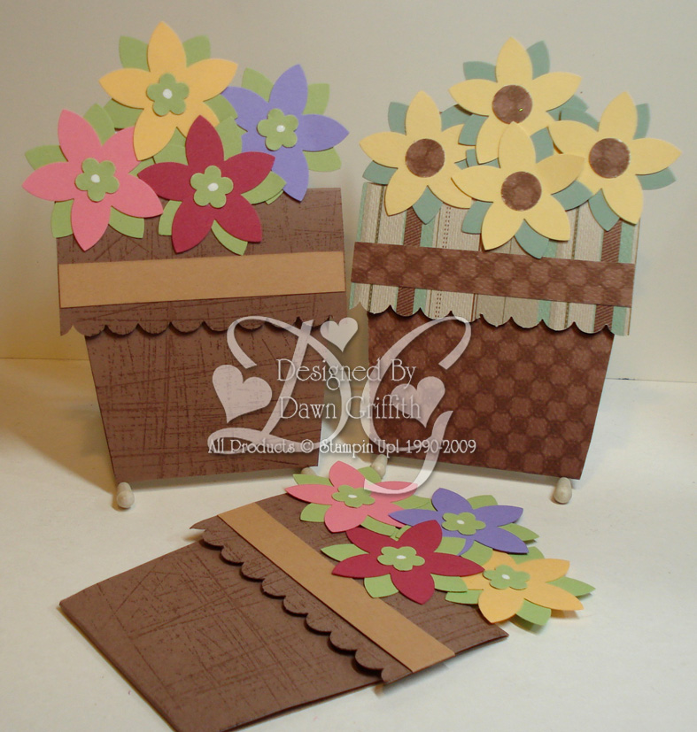 Flower Pot Card Video .. Dawn's Stamping Thoughts