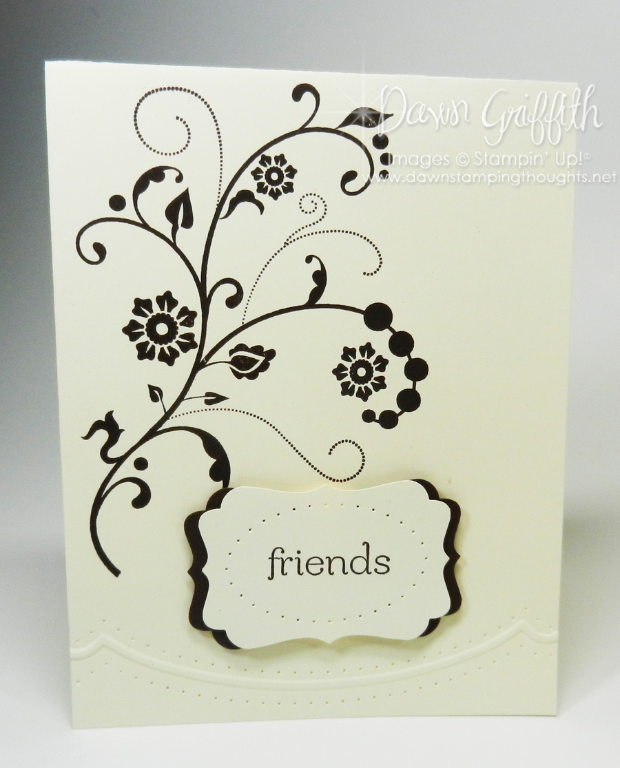 Flowering Friends Dawn's Stamping Thoughts