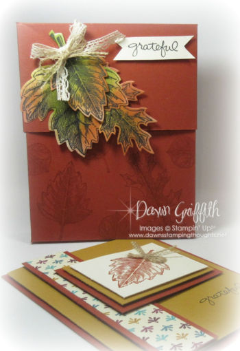 #1 Grateful card box Dawn Griffith Stampin'Up! 