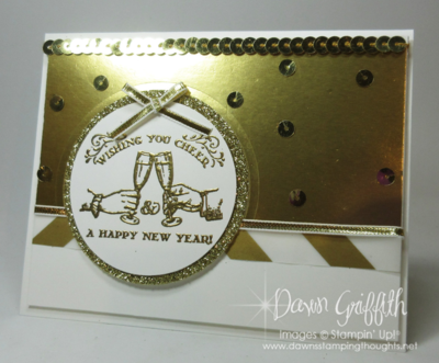 Count down Happy New Year hour 2 Dawn Griffith Stampin up!