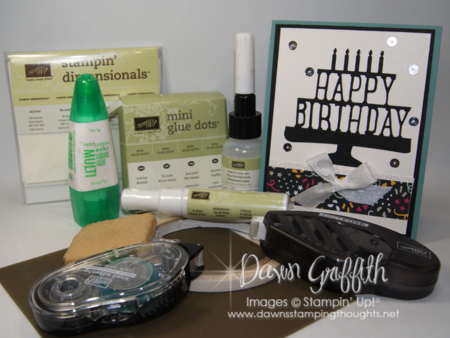 Adhesives from Stampin'Up! Dawn Griffith