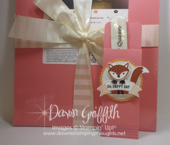 Fox Punch Art pillow gift for GQ retreat Dawn Griffith