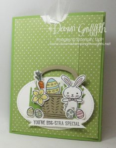 Easter Slider card using the Basket Bunch Bundle  video