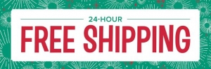 Cyber Monday FREE Shipping ~ 24 hrs ONLY !