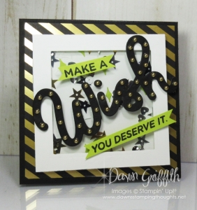 Broadway Bound Shaker card video