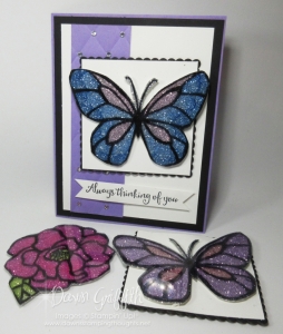 Easy Stained Glass Glitter Video