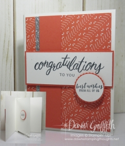 Accordion Fold Congratulations card video