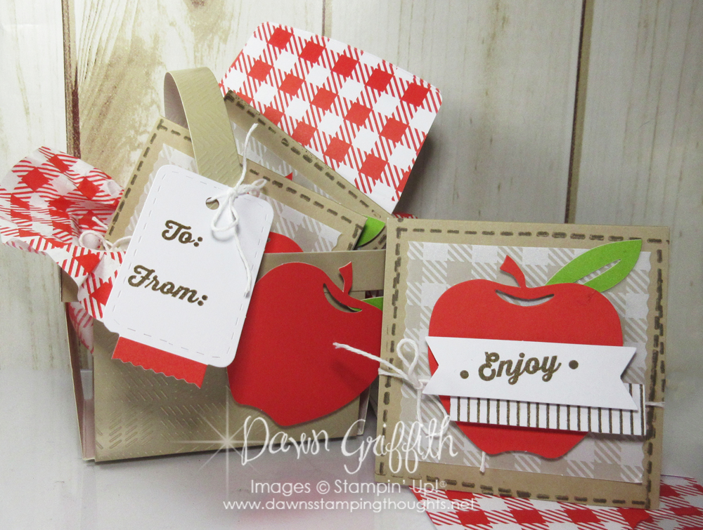 Baskets with cards - Dawn's Stamping Thoughts