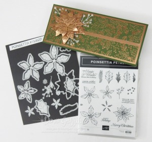 Poinsettia Petals Bundle ~Slimline card video