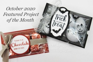 October Featured project ~ Halloween Treat w/ Recycled Packaging video