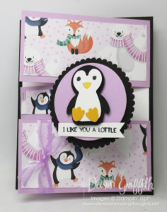 Two for Thursday ~  Triple Flap Penguin Fun Fold card video