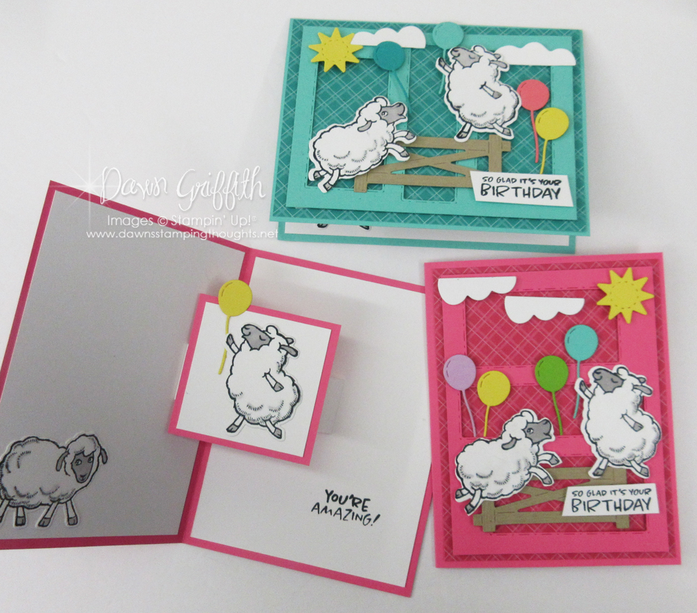Two for Thursday ~ Floating Sheep Birthday card videos - Dawn's Stamping  Thoughts