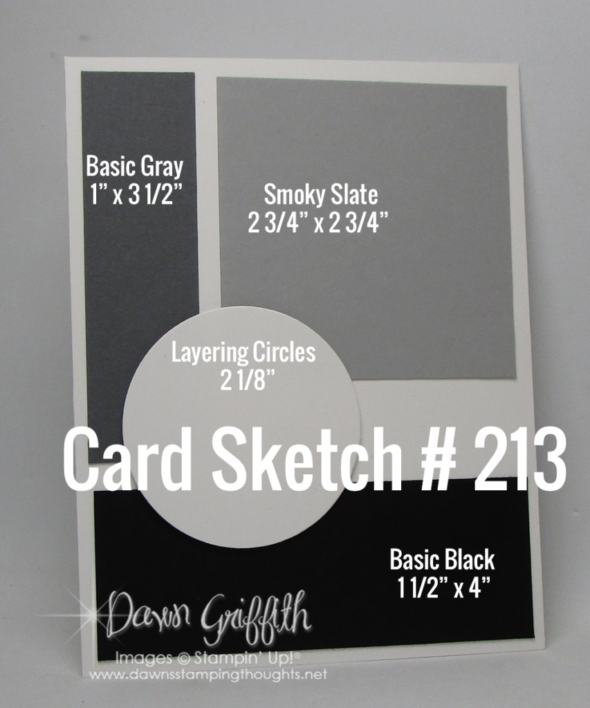 Card Sketch # 213 - Dawn's Stamping Thoughts