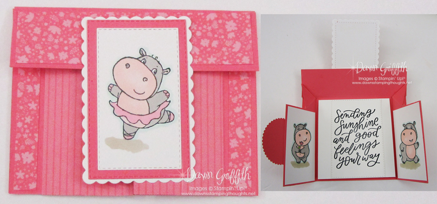 Two for Thursday ~ Double Door Pop Up Card Stamping Videos