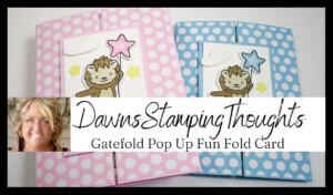 Gatefold Pop Up Fun Fold Card Video