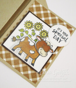 Cutest Cows Three Panel Card