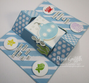 Submarine Life Center Pop Up  Fun Fold