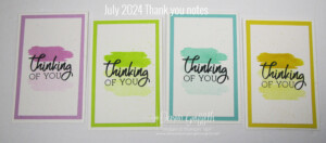 July 2024 Thank you notes