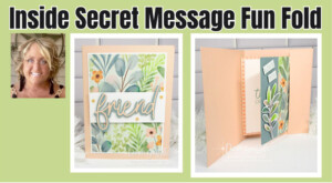 Inside Hidden Message Panel Fun Fold card video