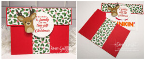Reindeer Fun Present Gift Card Holder