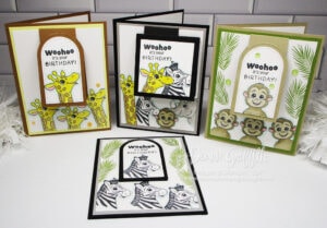 Silly Safari Flap Fun Fold Card Video